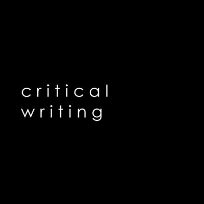 Critical Writing
